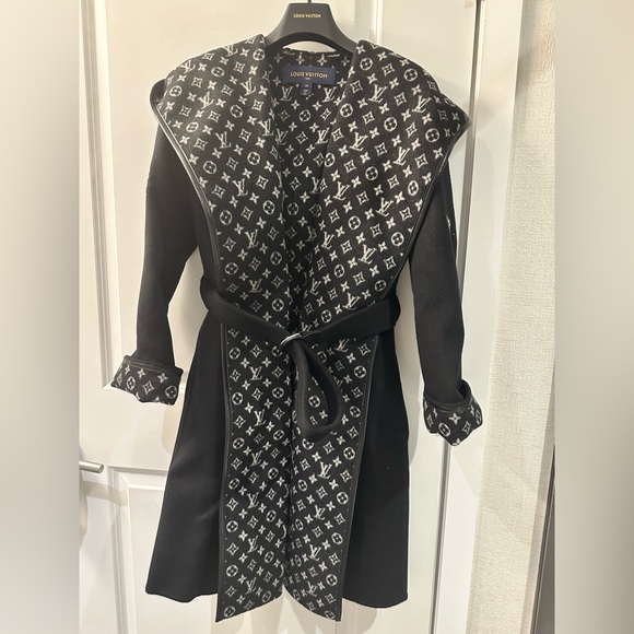 Louis Vuitton Hooded Wrap Coat